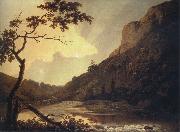 Joseph wright of derby Matlock Tor by Daylight mid china oil painting reproduction